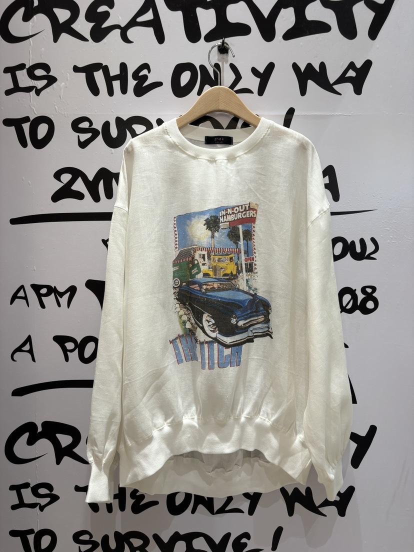 2ND K韓國東大門代購女裝新品時尚推薦人氣休閑26春夏，26夏季衛衣2ND K衛衣圖色1實際價格48000