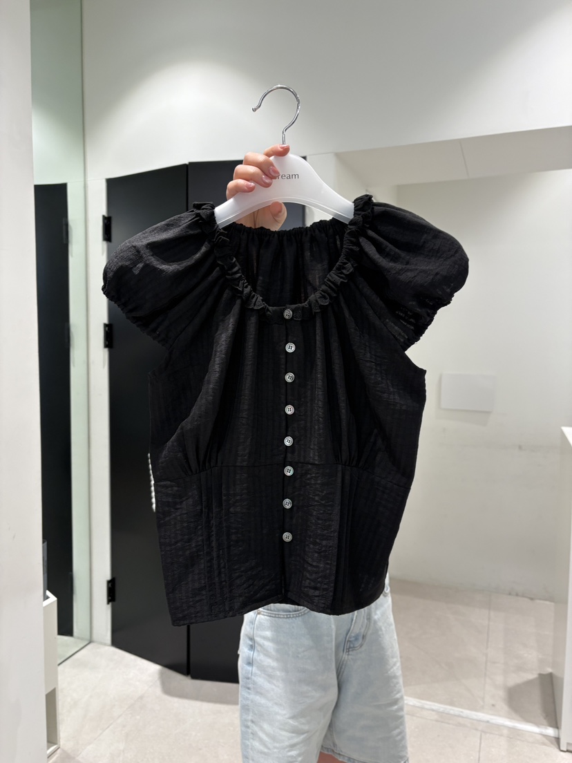 CREAM-P韓國直郵實拍女士新款熱賣職業時尚推薦襯衫蕾絲衫CREAM-P襯衫/蕾絲衫圖色3