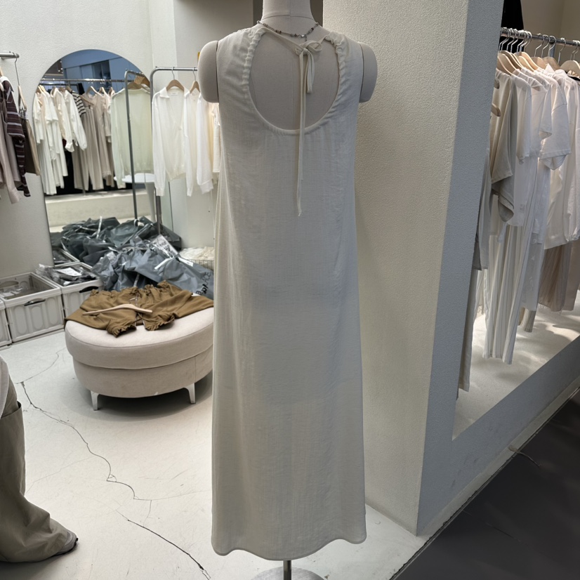 HUMMING BIRD韓國東大門代購女裝新款推薦人氣連衣裙亞麻HUMMING BIRD連衣裙