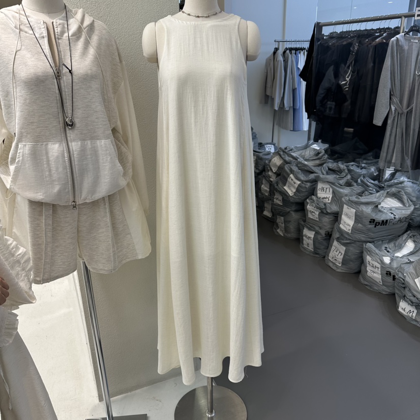 HUMMING BIRD韓國東大門代購女裝新款推薦人氣連衣裙亞麻HUMMING BIRD連衣裙圖色2