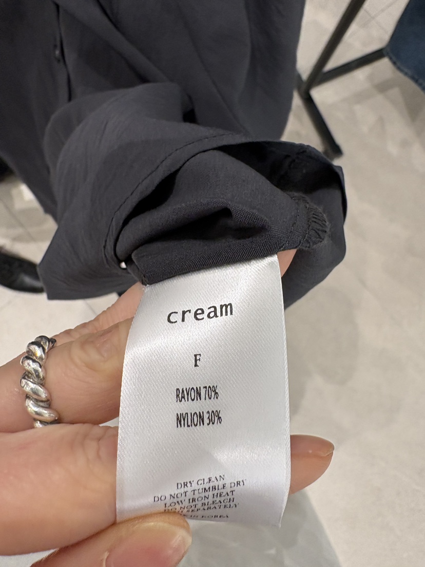 CREAM-P東大門實拍韓國女士新款休閑人氣半身裙中短裙褶皺CREAM-P半身裙/中短裙