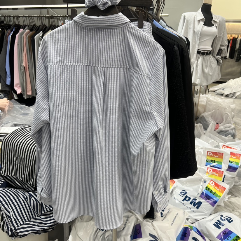 D2/A2韓國東大門直郵女裝新款推薦熱賣休閑襯衫蕾絲衫格子D2/A2襯衫/蕾絲衫