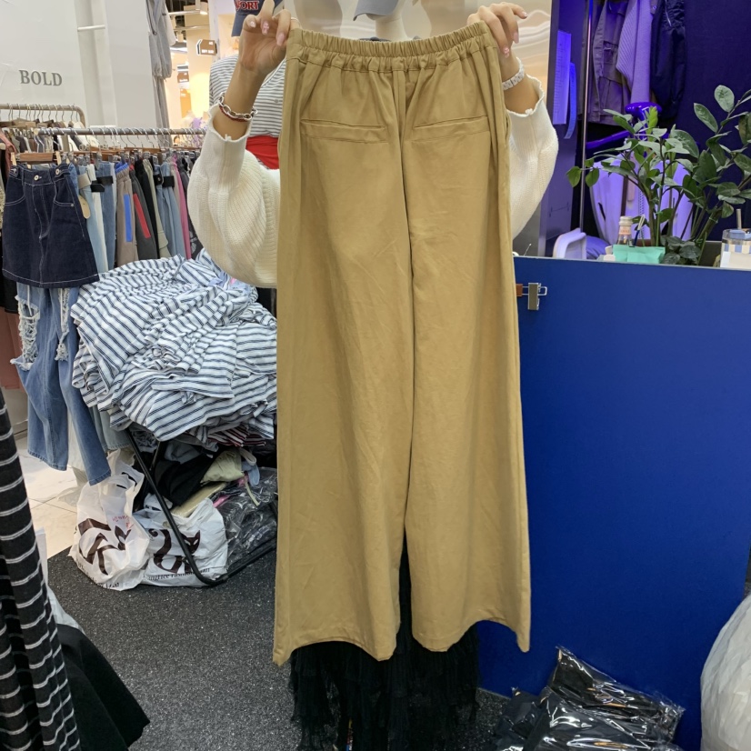 BLACK BABI韓國東大門直郵女裝新款26春夏，26夏季休閑褲BLACK BABI休閑褲