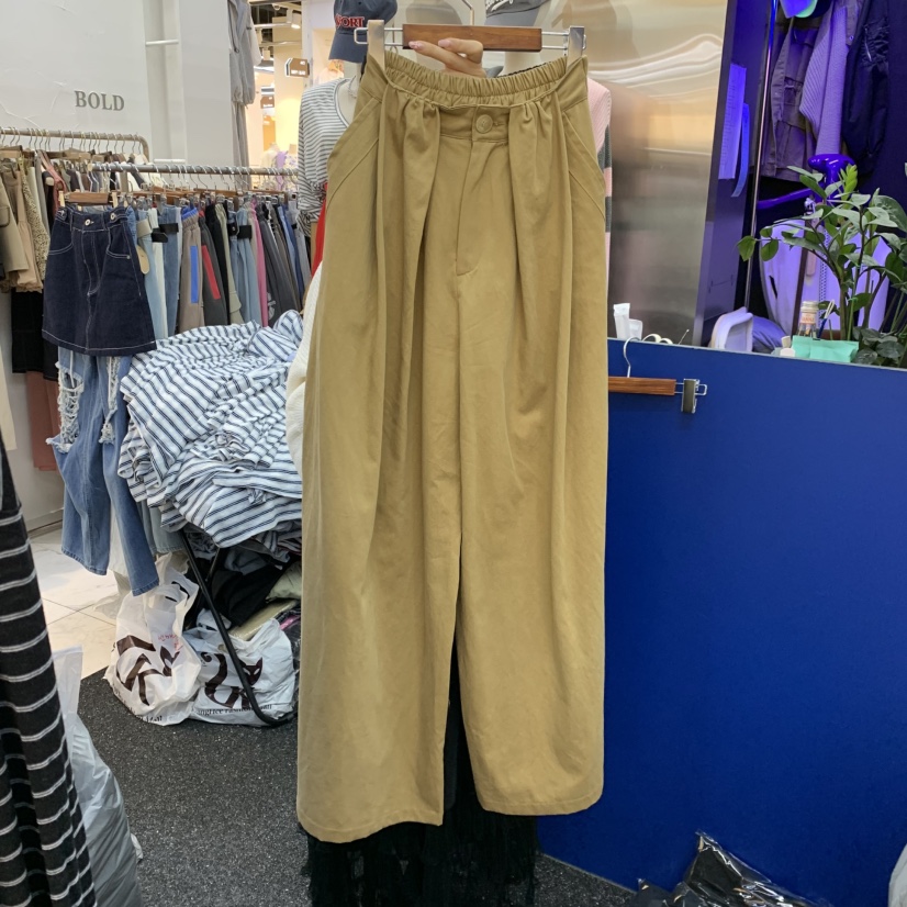 BLACK BABI韓國東大門直郵女裝新款26春夏，26夏季休閑褲BLACK BABI休閑褲圖色1