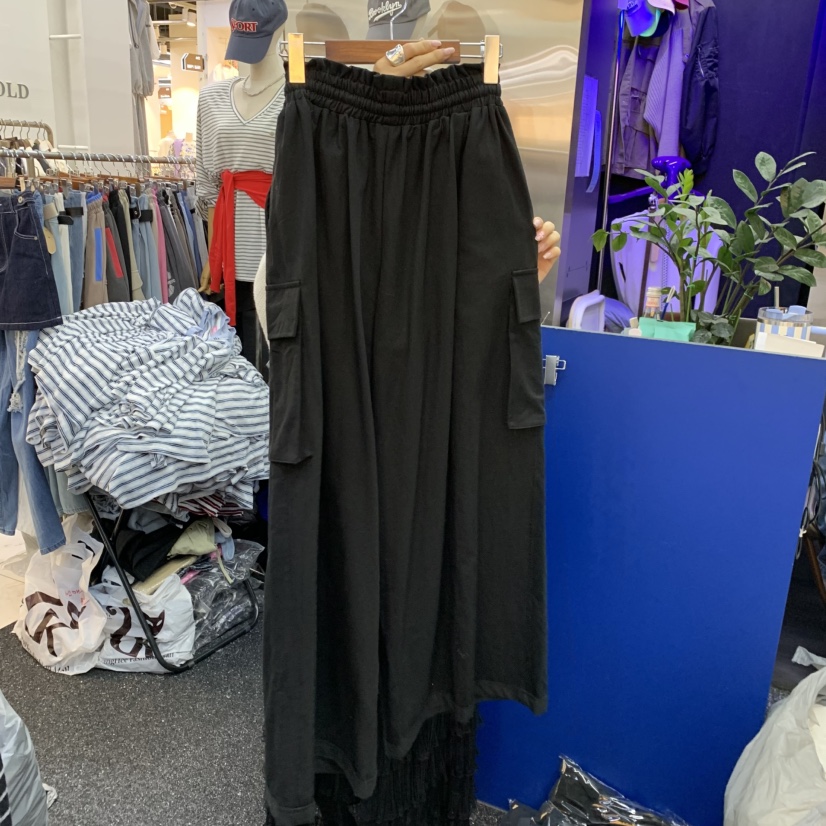 BLACK BABI東大門實拍韓國女裝新品休閑熱賣休閑褲工裝褲BLACK BABI休閑褲