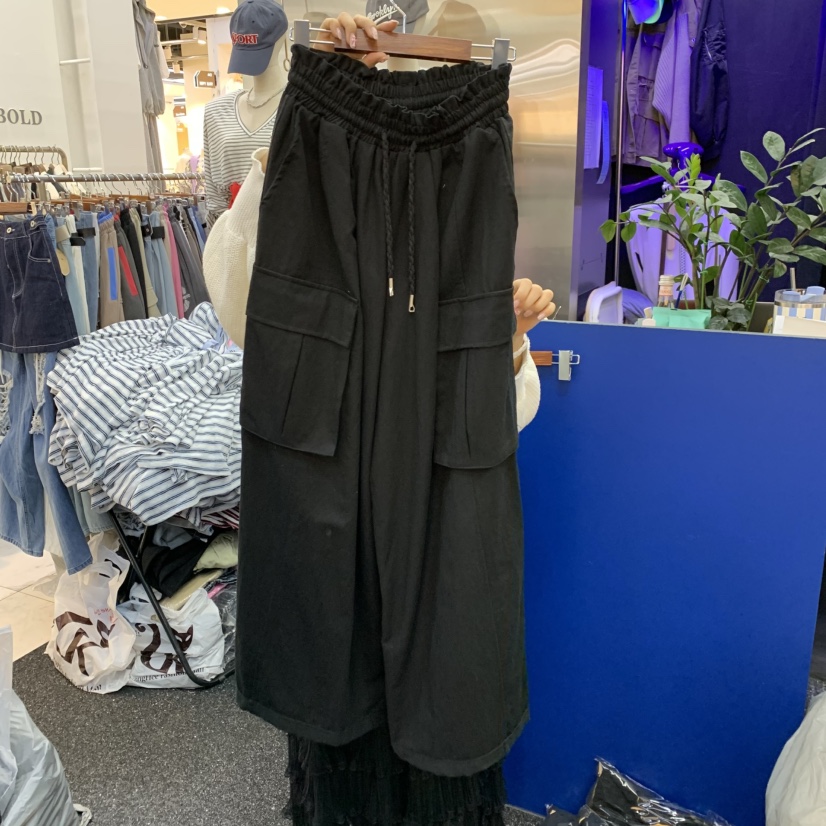 BLACK BABI東大門實拍韓國女裝新品休閑熱賣休閑褲工裝褲BLACK BABI休閑褲圖色2