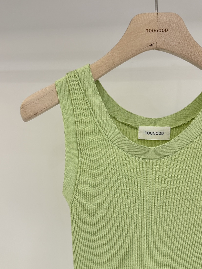TOOGOOD韓國直郵實拍女裝新款26春夏，26夏季吊帶背心圓領羅紋TOOGOOD吊帶/背心
