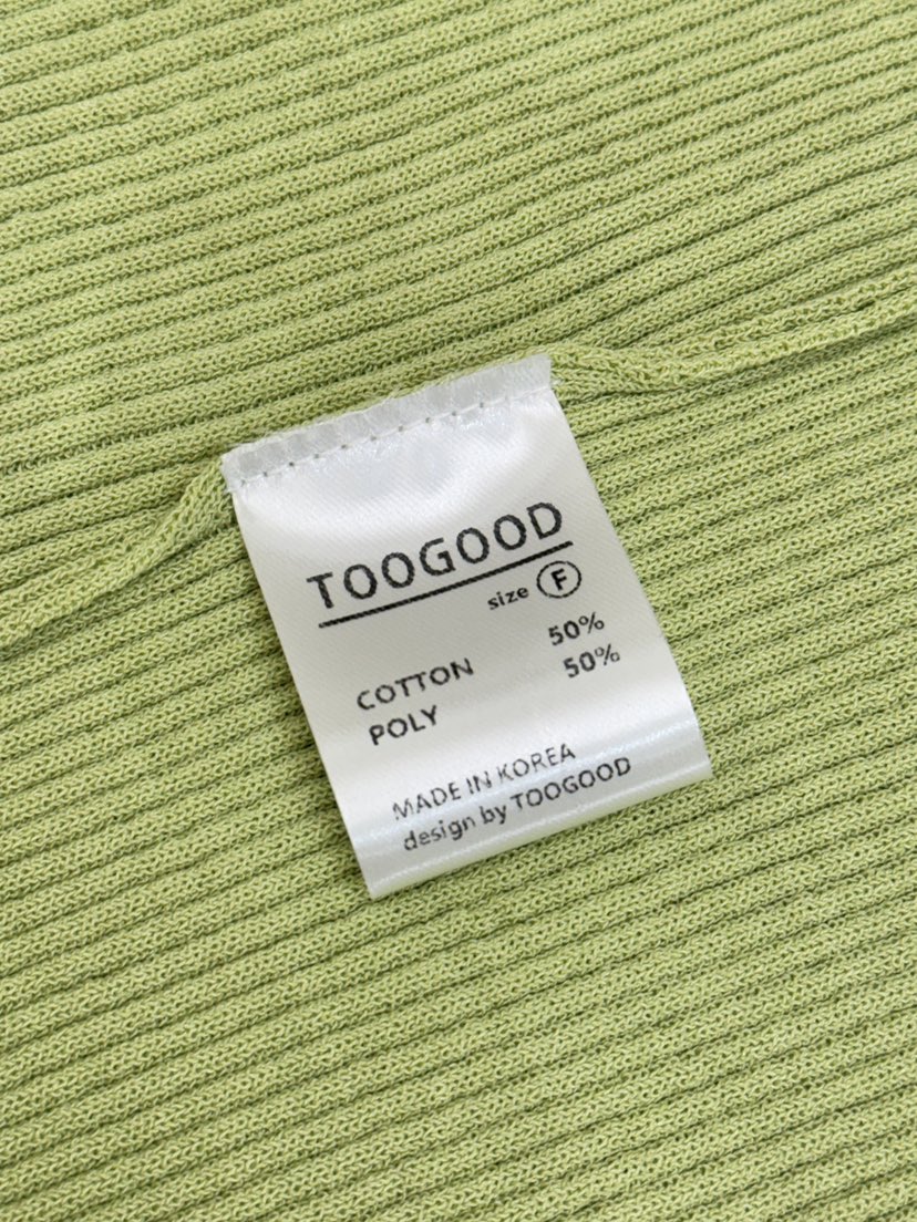TOOGOOD韓國直郵實拍女裝新款26春夏，26夏季吊帶背心圓領羅紋TOOGOOD吊帶/背心