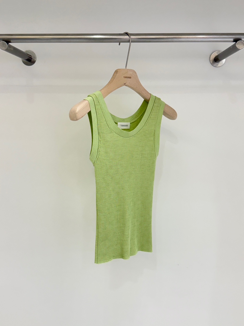 TOOGOOD韓國直郵實拍女裝新款26春夏，26夏季吊帶背心圓領羅紋TOOGOOD吊帶/背心圖色1
