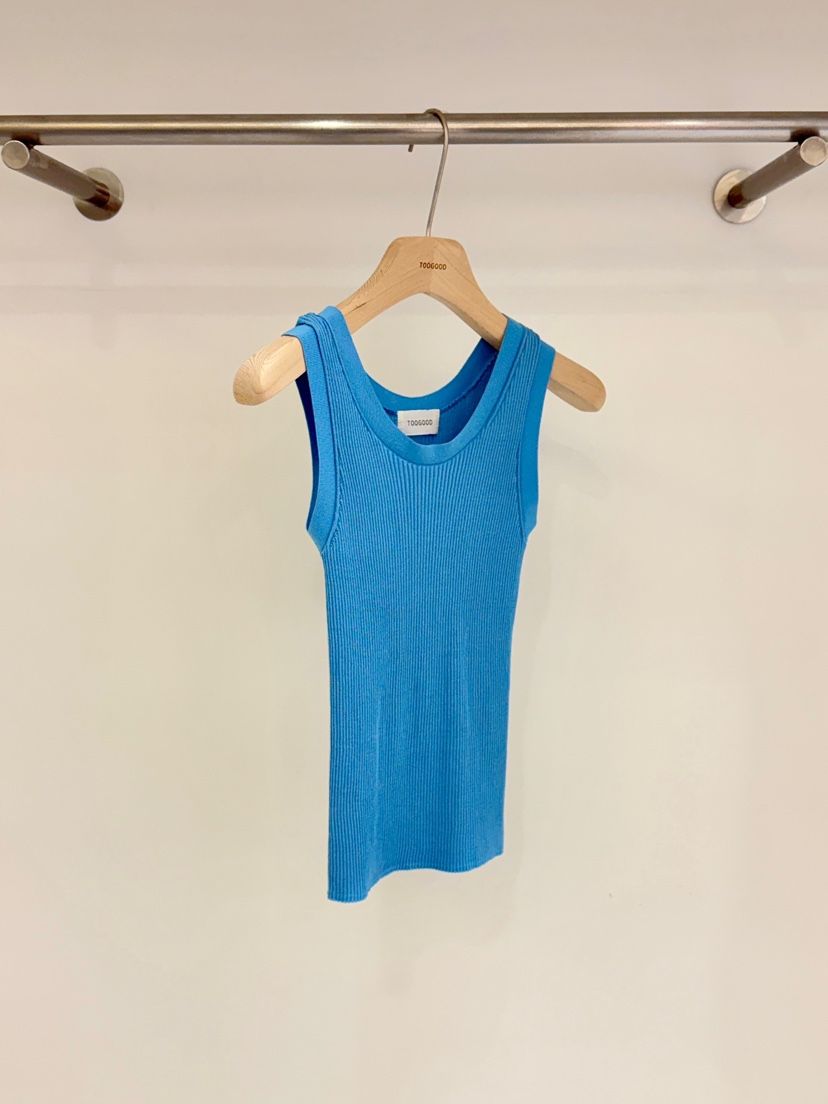 TOOGOOD韓國直郵實拍女裝新款26春夏，26夏季吊帶背心圓領羅紋TOOGOOD吊帶/背心圖色2