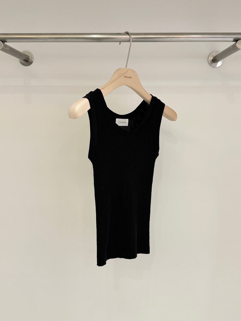 TOOGOOD韓國直郵實拍女裝新款26春夏，26夏季吊帶背心圓領羅紋TOOGOOD吊帶/背心圖色4