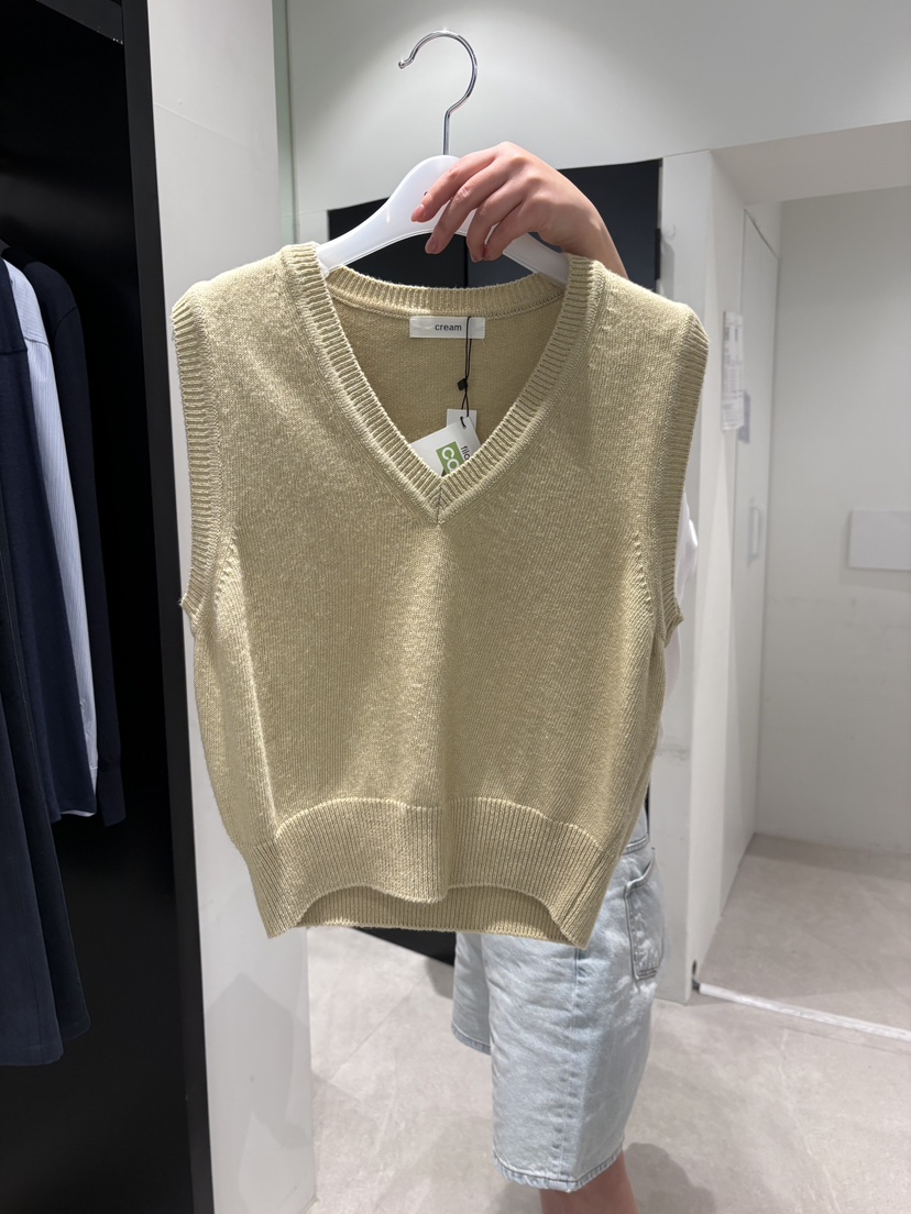 CREAM-P韓國直郵實拍女裝新款人氣職業時尚推薦吊帶背心CREAM-P吊帶/背心圖色2