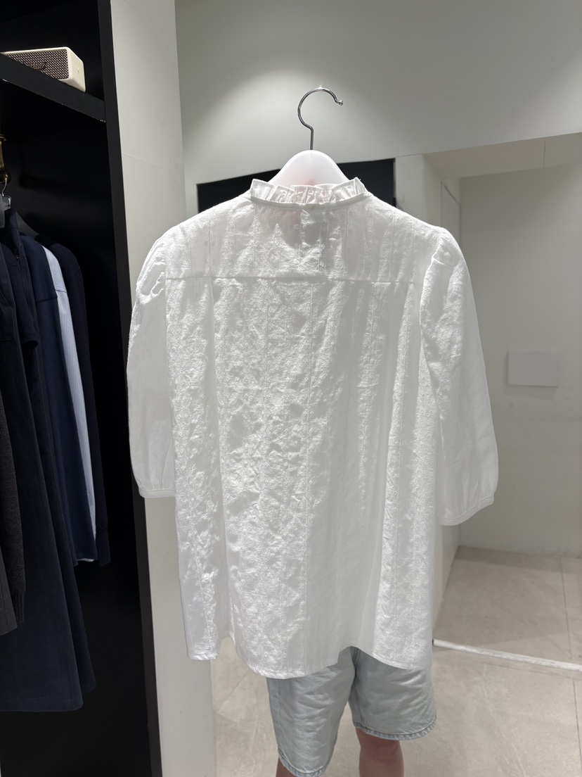 CREAM-P韓國直郵女裝新品推薦職業時尚休閑26春夏，26夏季襯衫蕾絲衫CREAM-P襯衫/蕾絲衫