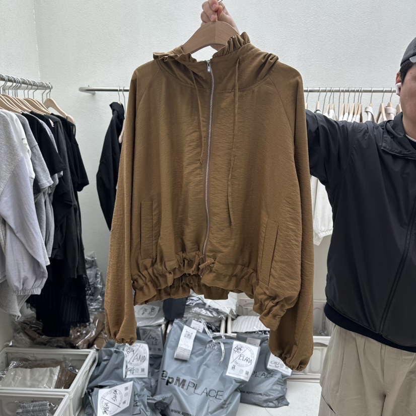 HUMMING BIRD韓國直郵女裝新品人氣26春夏，26夏季夾克亞麻HUMMING BIRD夾克圖色1