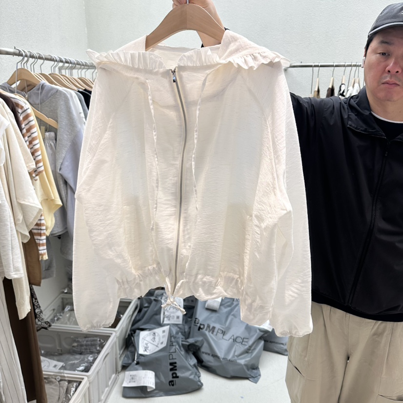 HUMMING BIRD韓國直郵女裝新品人氣26春夏，26夏季夾克亞麻HUMMING BIRD夾克圖色2