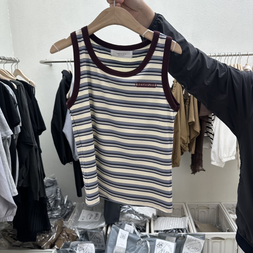 HUMMING BIRD韓國東大門直郵女士新品時尚熱賣職業吊帶背心HUMMING BIRD吊帶/背心圖色3