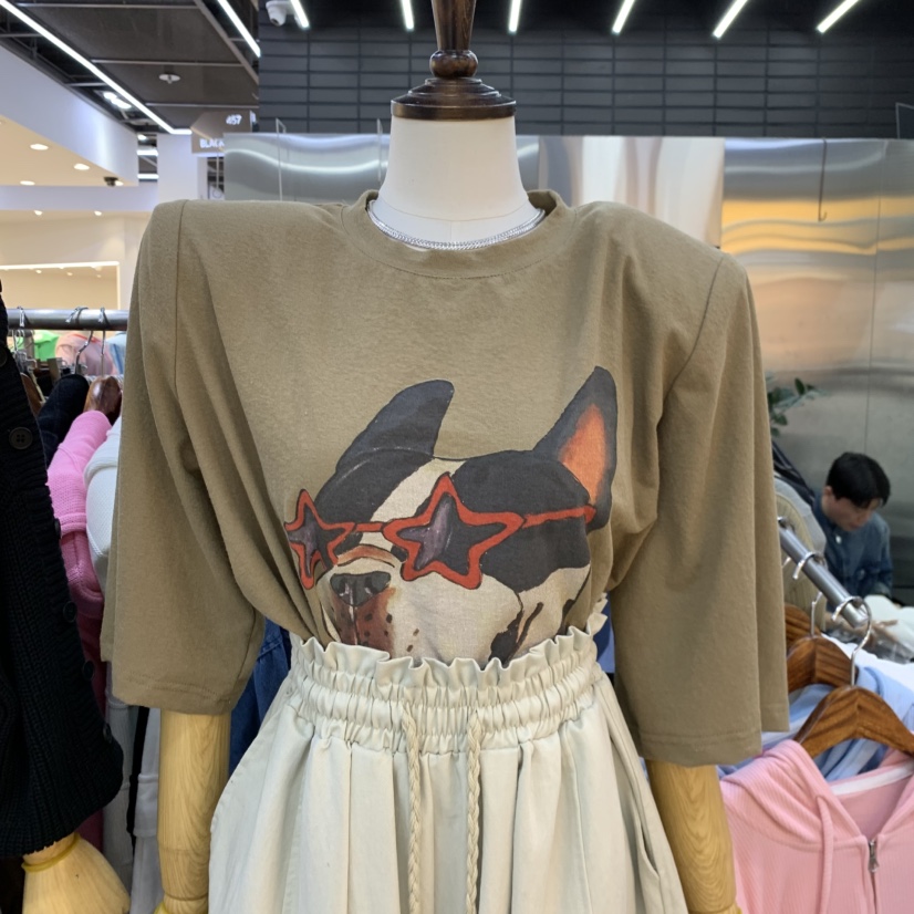 BLACK BABI東大門實拍韓國女裝新品熱賣人氣26春夏，26夏季T恤BLACK BABIT恤