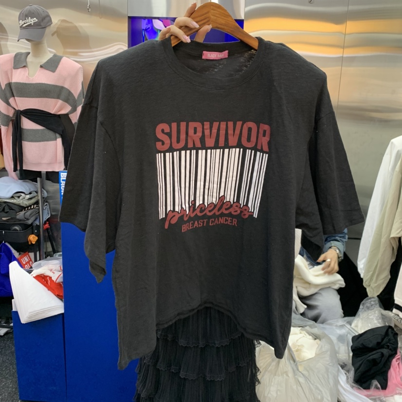 BLACK BABI韓國直郵實拍女裝新款職業時尚推薦26春夏，26夏季T恤BLACK BABIT恤圖色3