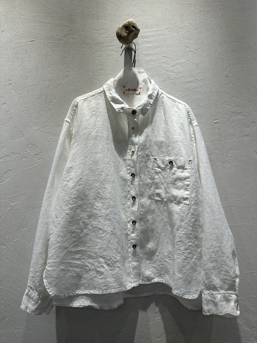 AT NOTE韓國東大門直郵女士新款推薦人氣襯衫蕾絲衫亞麻AT NOTE襯衫/蕾絲衫圖色1