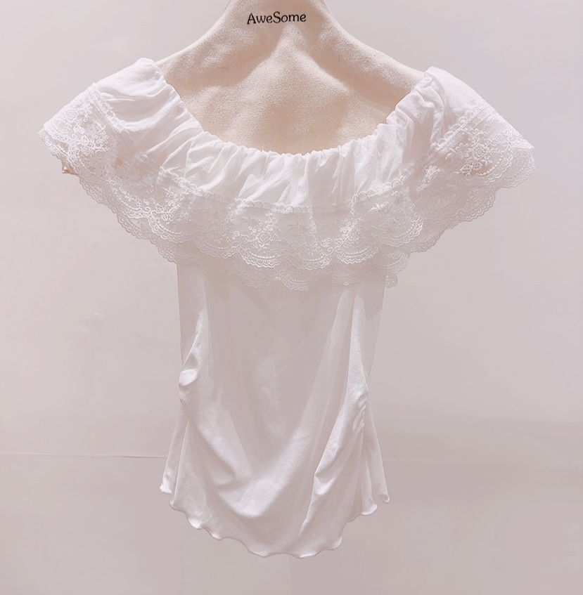 AWESOME-P韓國直郵女士新品時尚推薦職業26春夏，26夏季襯衫蕾絲衫AWESOME-P襯衫/蕾絲衫圖色1