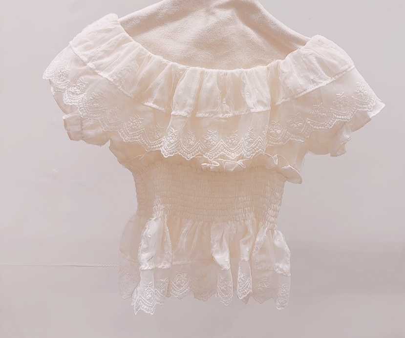 AWESOME-P韓國東大門直郵女士新品推薦時尚26春夏，26夏季襯衫蕾絲衫AWESOME-P襯衫/蕾絲衫圖色1