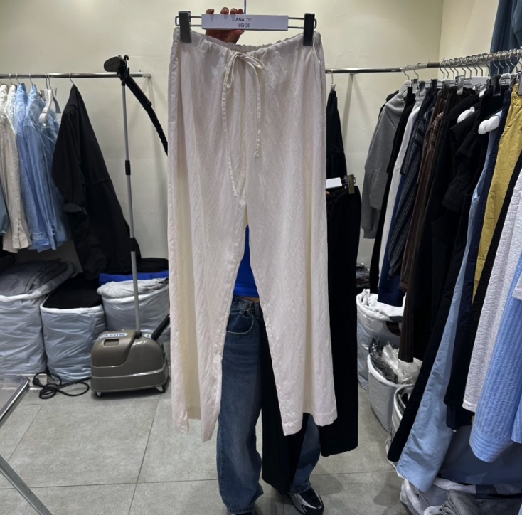 ANGLOG BEIGE韓國東大門代購女士新品人氣26春夏，26夏季休閑褲ANGLOG BEIGE休閑褲圖色2