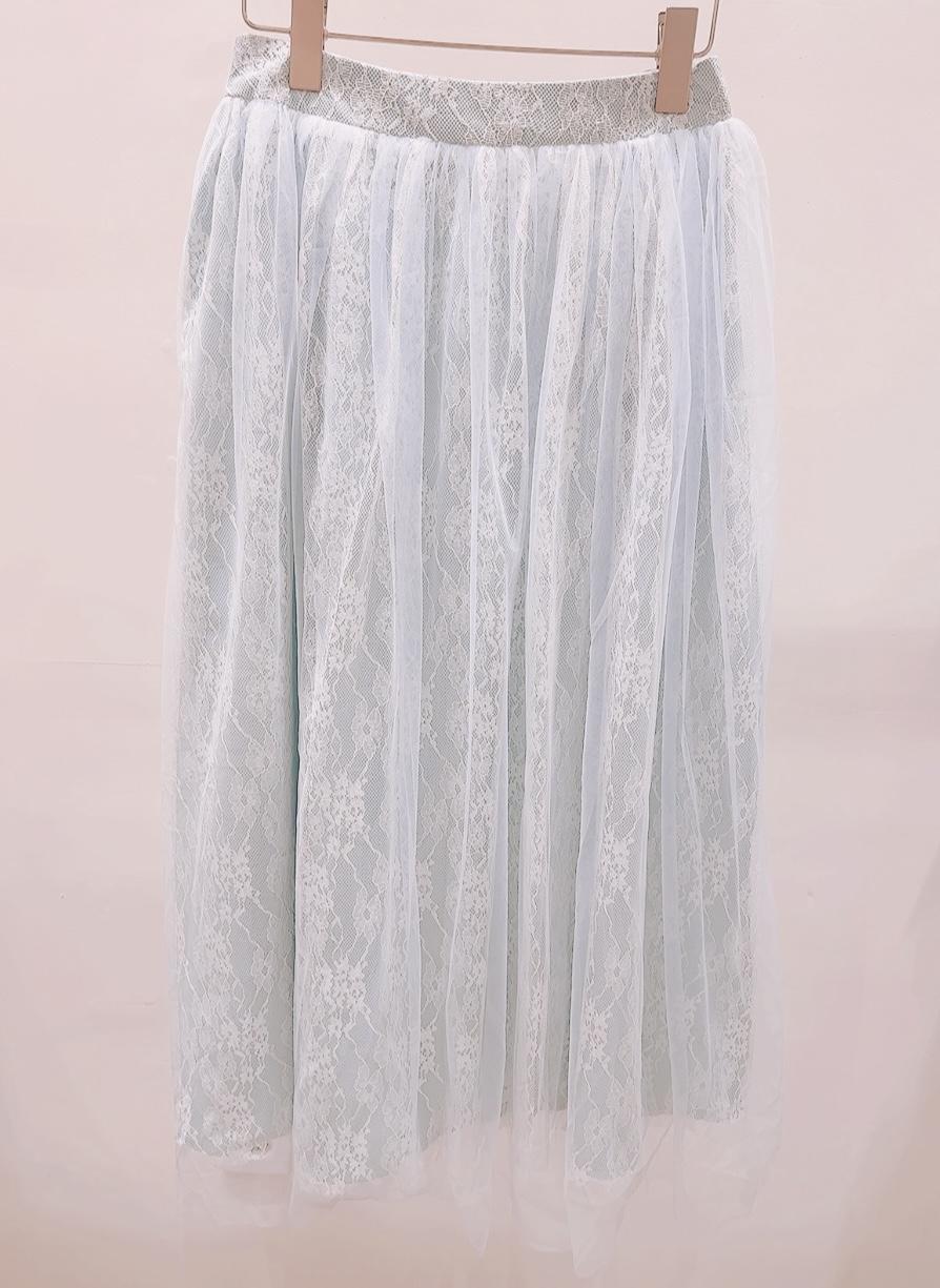 AWESOME-P韓國東大門直郵女裝新款職業26春夏，26夏季長裙蕾絲AWESOME-P長裙圖色1