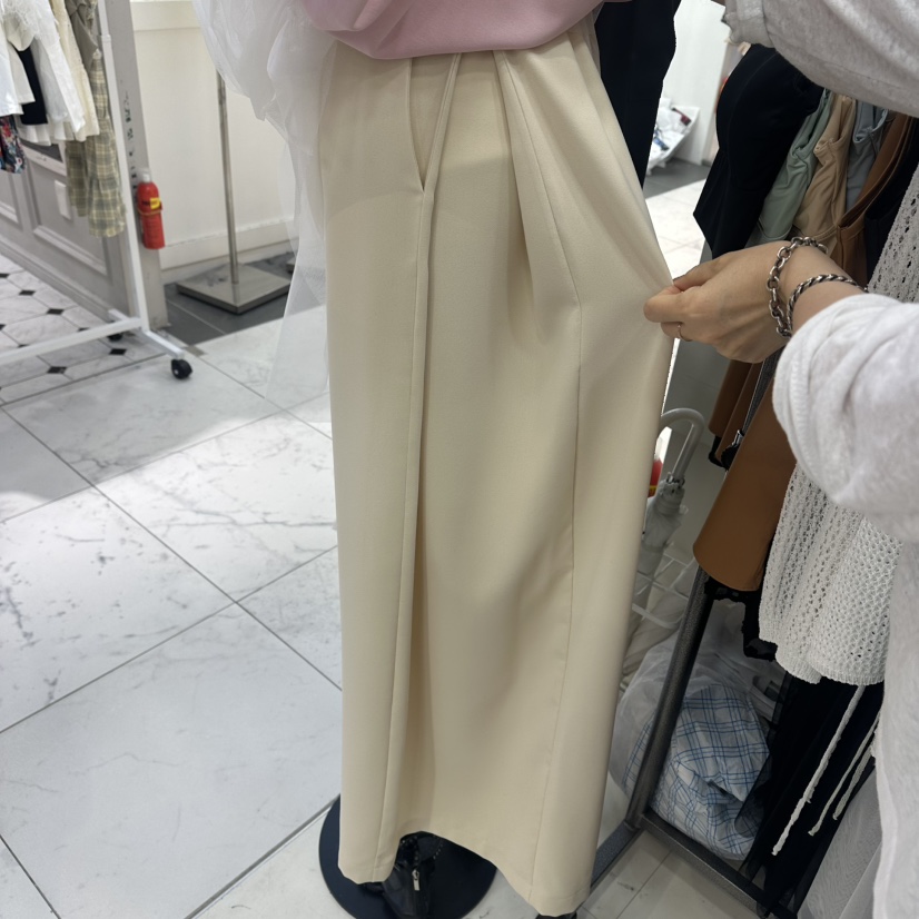 HOJAE韓國直郵實拍女士新品職業時尚休閑人氣推薦休閑褲開衩MID-LEVEL JUMP休閑褲