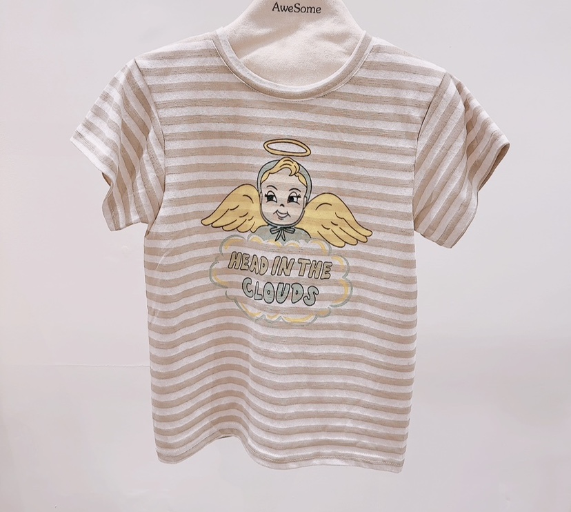 AWESOME-P韓國直郵實拍女裝新款職業休閑26春夏，26夏季T恤AWESOME-PT恤圖色1