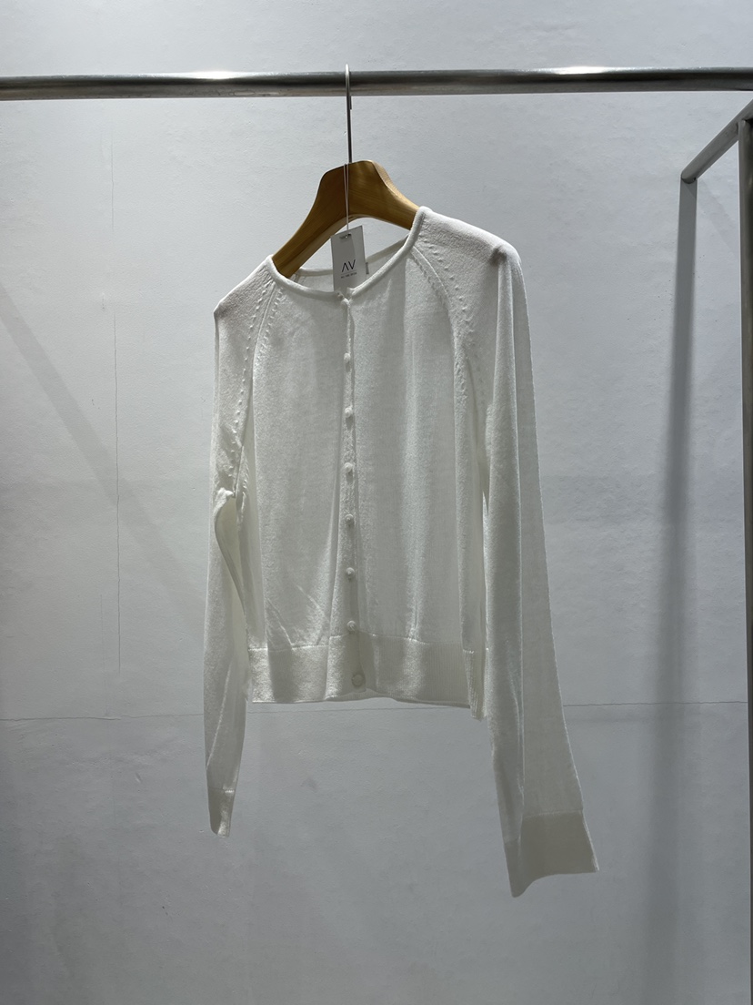 ALLVIBE東大門實拍韓國女裝新品26春夏，26夏季針織衫亞麻布ALLVIBE針織衫圖色1