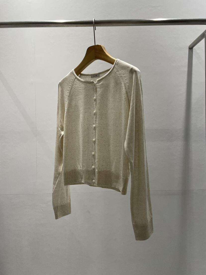 ALLVIBE東大門實拍韓國女裝新品26春夏，26夏季針織衫亞麻布ALLVIBE針織衫圖色2