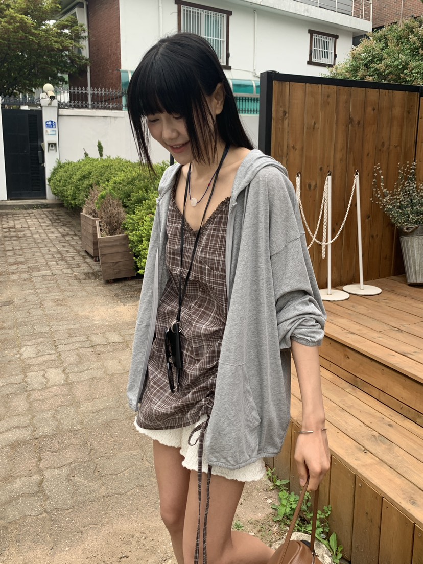 BAKING POWDER韓國直郵女裝新款推薦職業夾克拉鏈連帽衫BAKING POWDER夾克