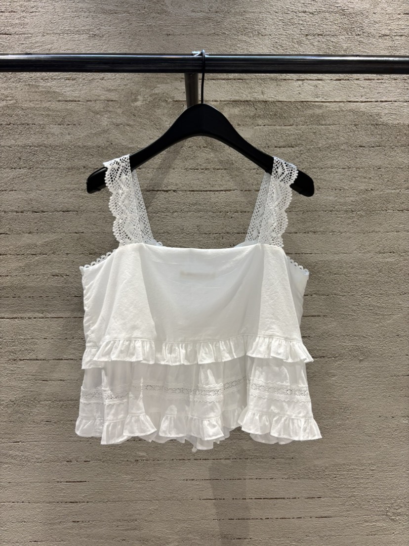 SUGAR CASE韓國代購女士新款休閑人氣職業26春夏，26夏季吊帶背心褶裥SUGAR CASE吊帶/背心