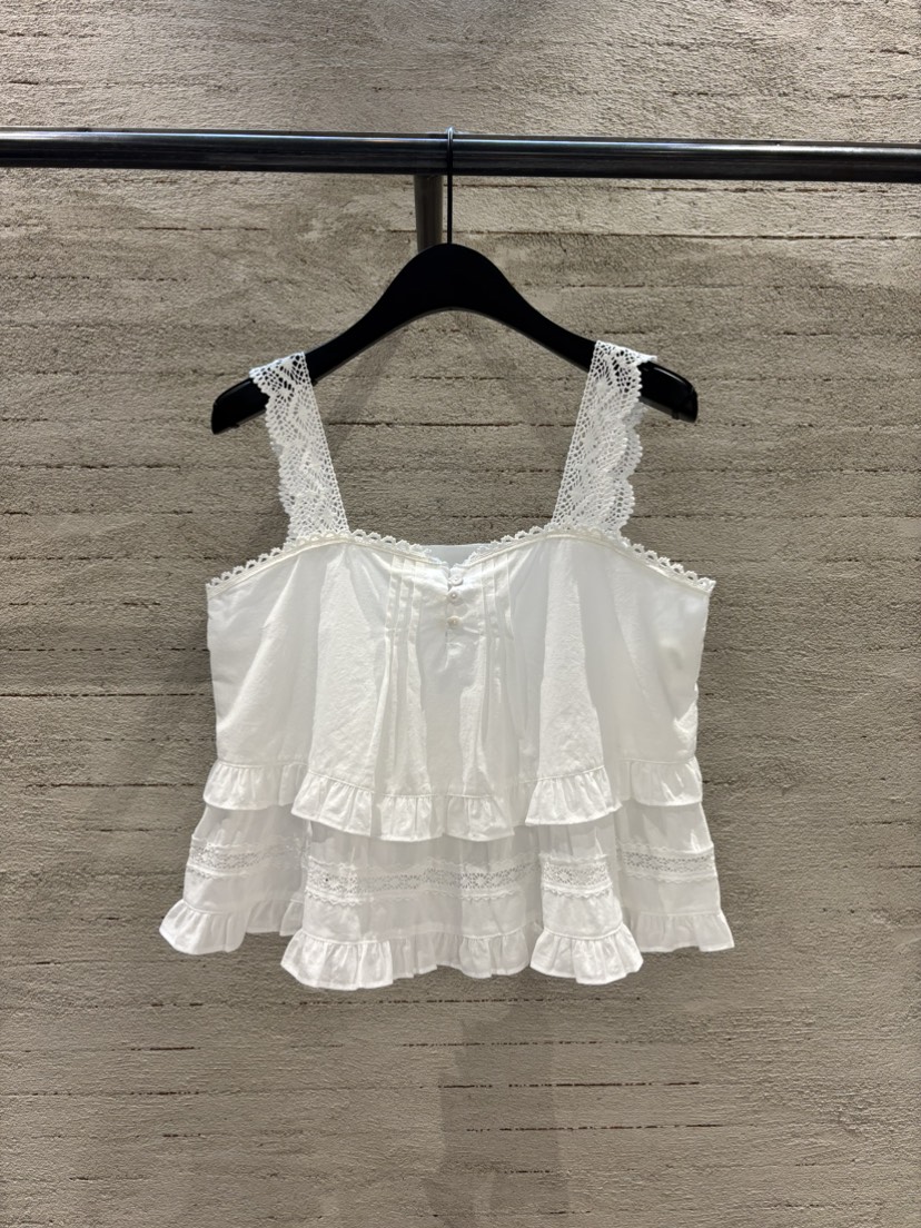 SUGAR CASE韓國代購女士新款休閑人氣職業26春夏，26夏季吊帶背心褶裥SUGAR CASE吊帶/背心圖色2