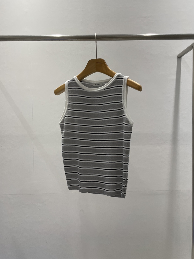 ALLVIBE韓國直郵實拍女士新款時尚休閑職業熱賣人氣吊帶背心ALLVIBE吊帶/背心圖色4