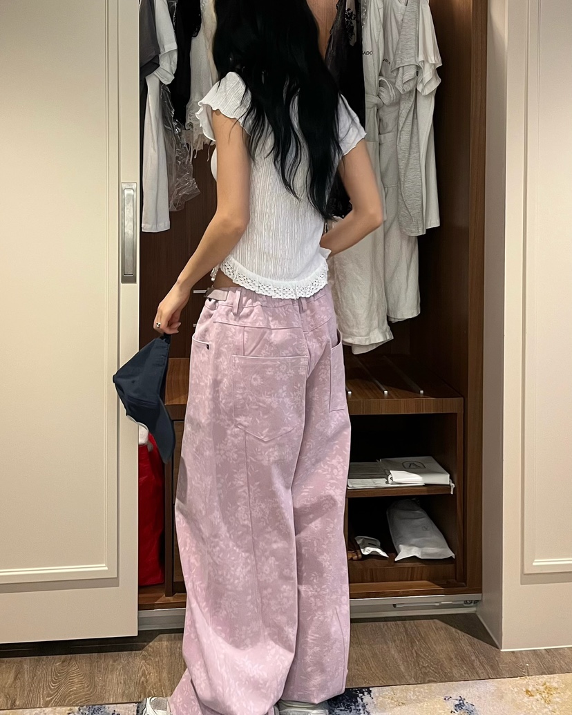 LOVE PULL韓國直郵實拍女裝新款人氣熱賣職業26春夏，26夏季休閑褲LOVE PULL休閑褲