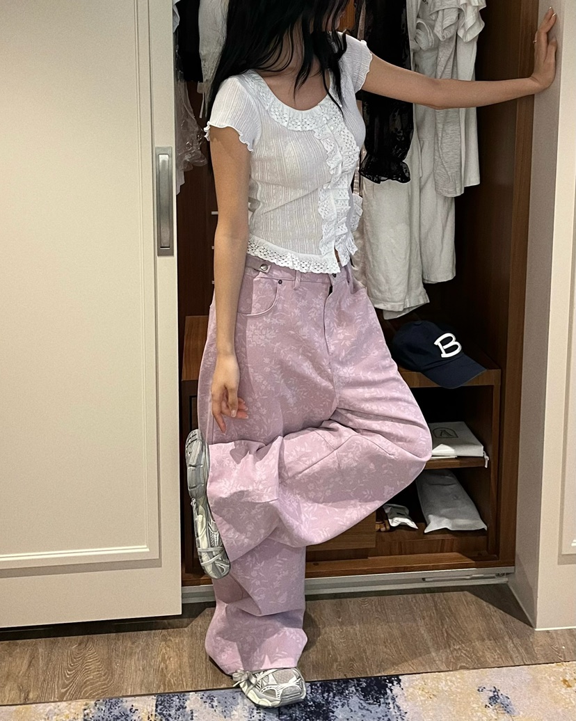 LOVE PULL韓國直郵實拍女裝新款人氣熱賣職業26春夏，26夏季休閑褲LOVE PULL休閑褲