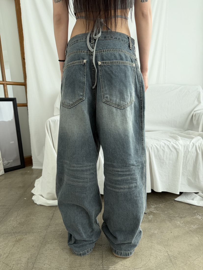 SEEOT韓國直郵女士新品人氣職業時尚26春夏，26夏季牛仔褲男女同款SEEOT牛仔褲