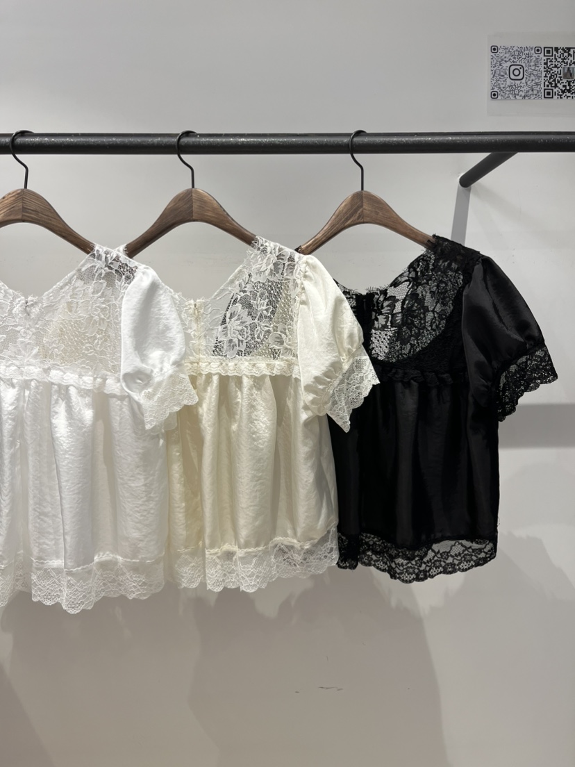 LOVE PULL東大門實拍韓國女士新品人氣時尚休閑襯衫蕾絲衫LOVE PULL襯衫/蕾絲衫