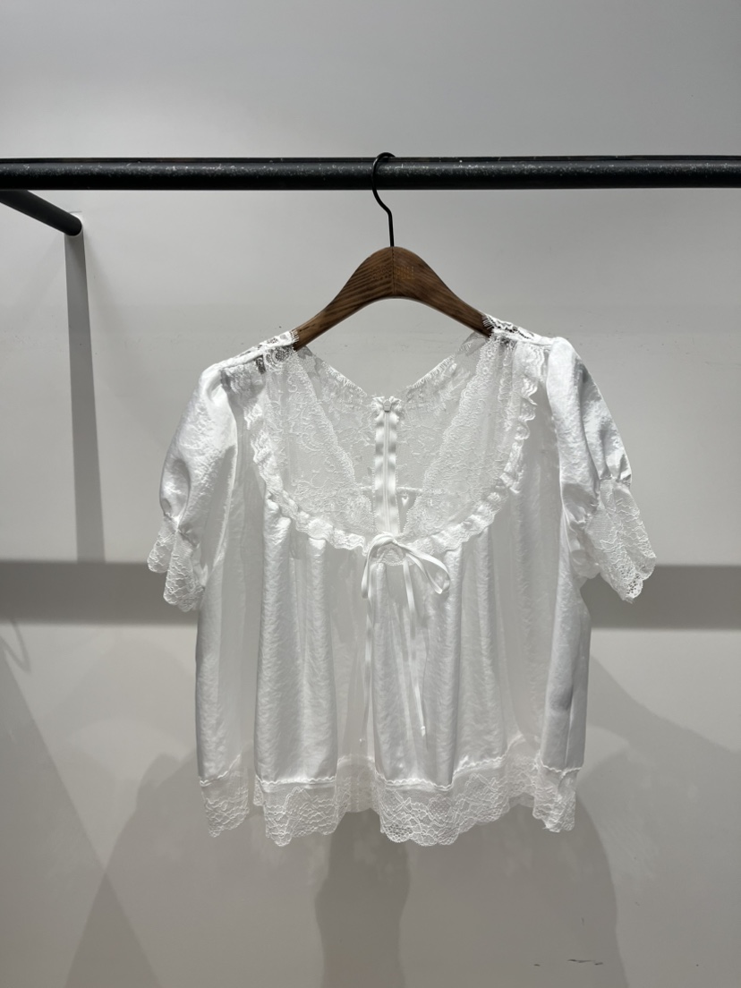 LOVE PULL東大門實拍韓國女士新品人氣時尚休閑襯衫蕾絲衫LOVE PULL襯衫/蕾絲衫圖色2