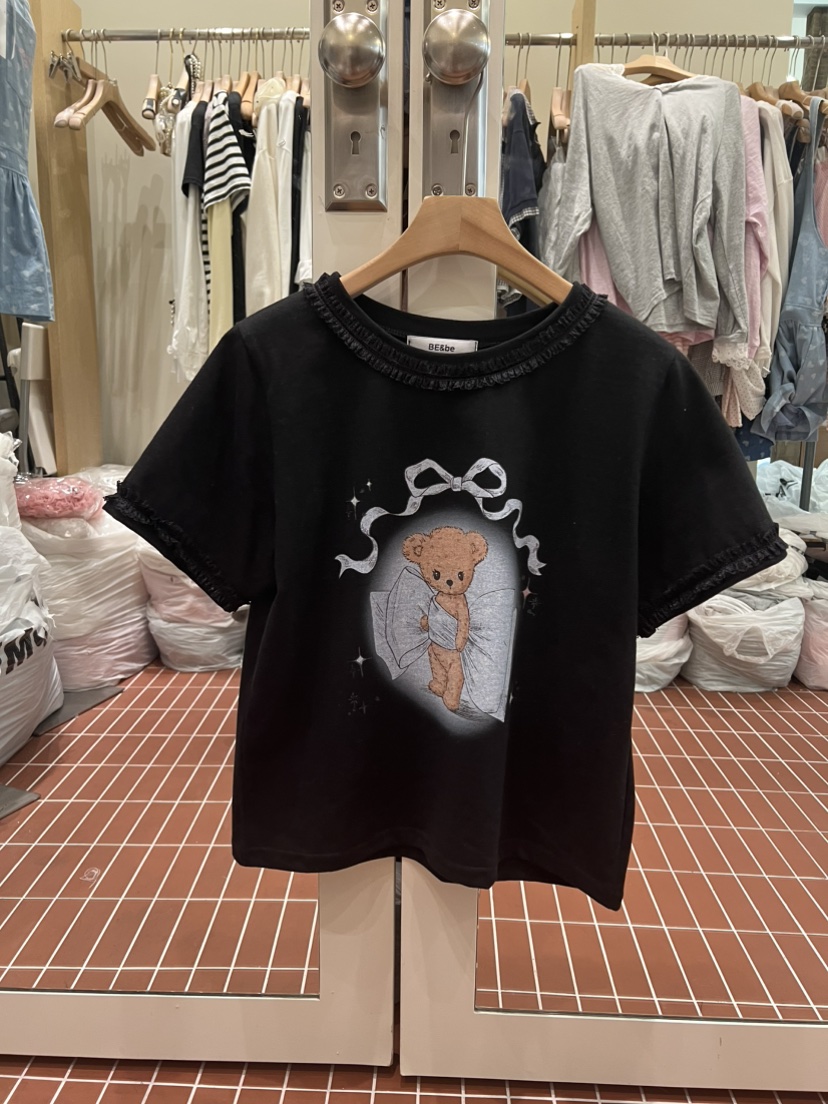 BE&amp;BE韓國直郵實拍女士新品人氣熱賣推薦時尚26春夏，26夏季T恤BE&beT恤圖色3