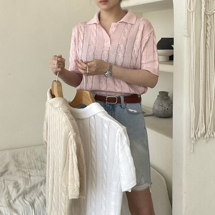 ALLVIBE韓國直郵女士新款職業推薦26春夏，26夏季人氣針織衫ALLVIBE針織衫