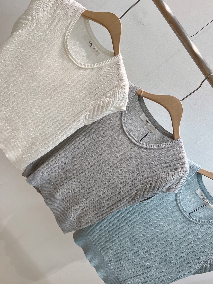 GLAD SOME韓國東大門直郵女士新品休閑推薦26春夏，26夏季針織衫GLAD SOME針織衫