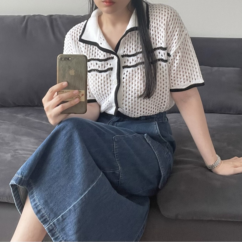 ALLVIBE東大門實拍韓國女裝新品推薦職業熱賣26春夏，26夏季針織衫ALLVIBE針織衫