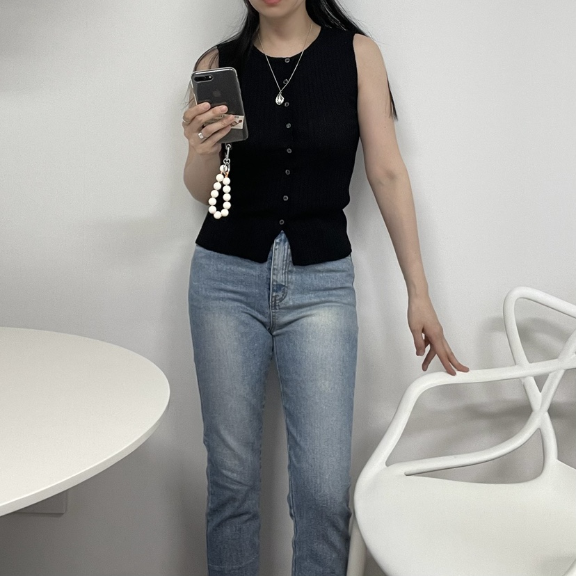 ALLVIBE東大門實拍韓國女裝新款職業26春夏，26夏季吊帶背心雙面ALLVIBE吊帶/背心