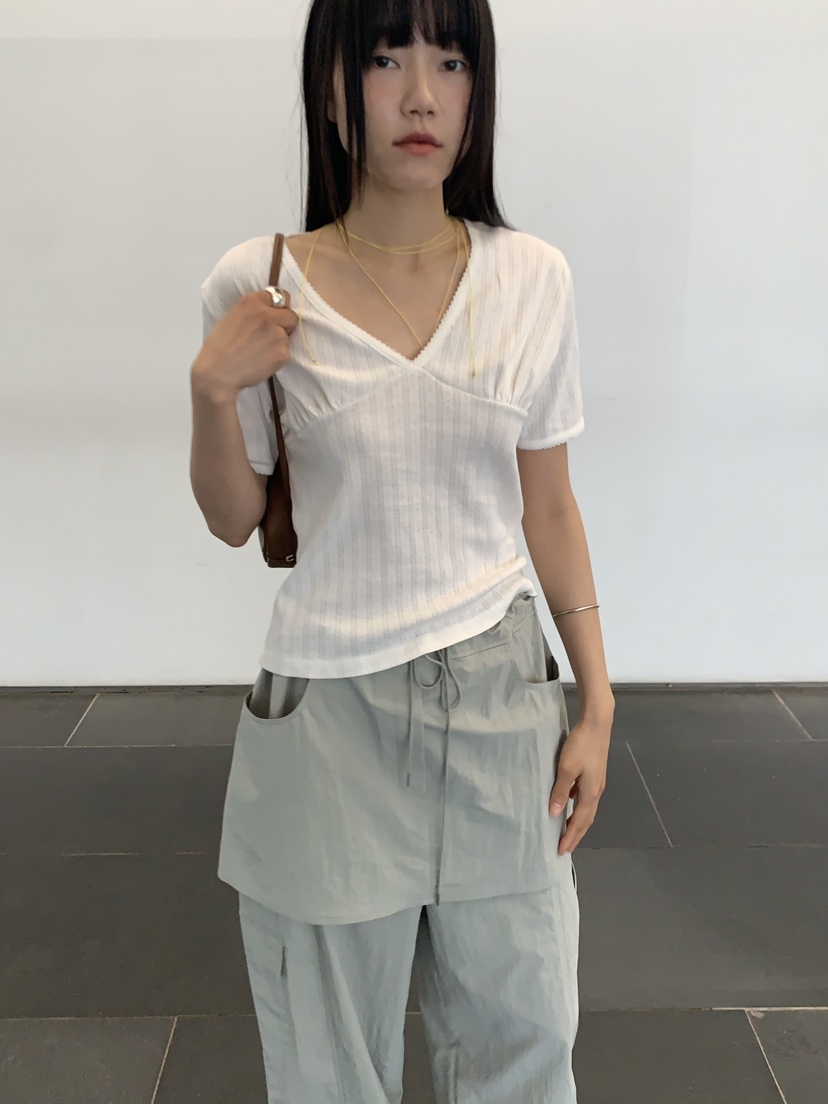 BAKING POWDER韓國直郵女裝新款職業26春夏，26夏季推薦T恤BAKING POWDERT恤