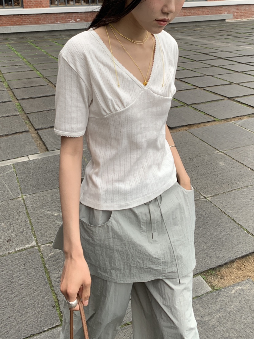 BAKING POWDER韓國直郵女裝新款職業26春夏，26夏季推薦T恤BAKING POWDERT恤