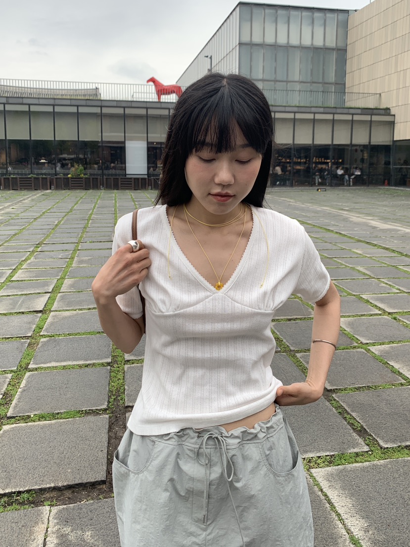 BAKING POWDER韓國直郵女裝新款職業26春夏，26夏季推薦T恤BAKING POWDERT恤