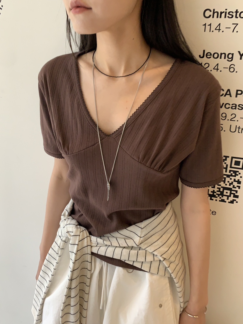 BAKING POWDER韓國直郵女裝新款職業26春夏，26夏季推薦T恤BAKING POWDERT恤