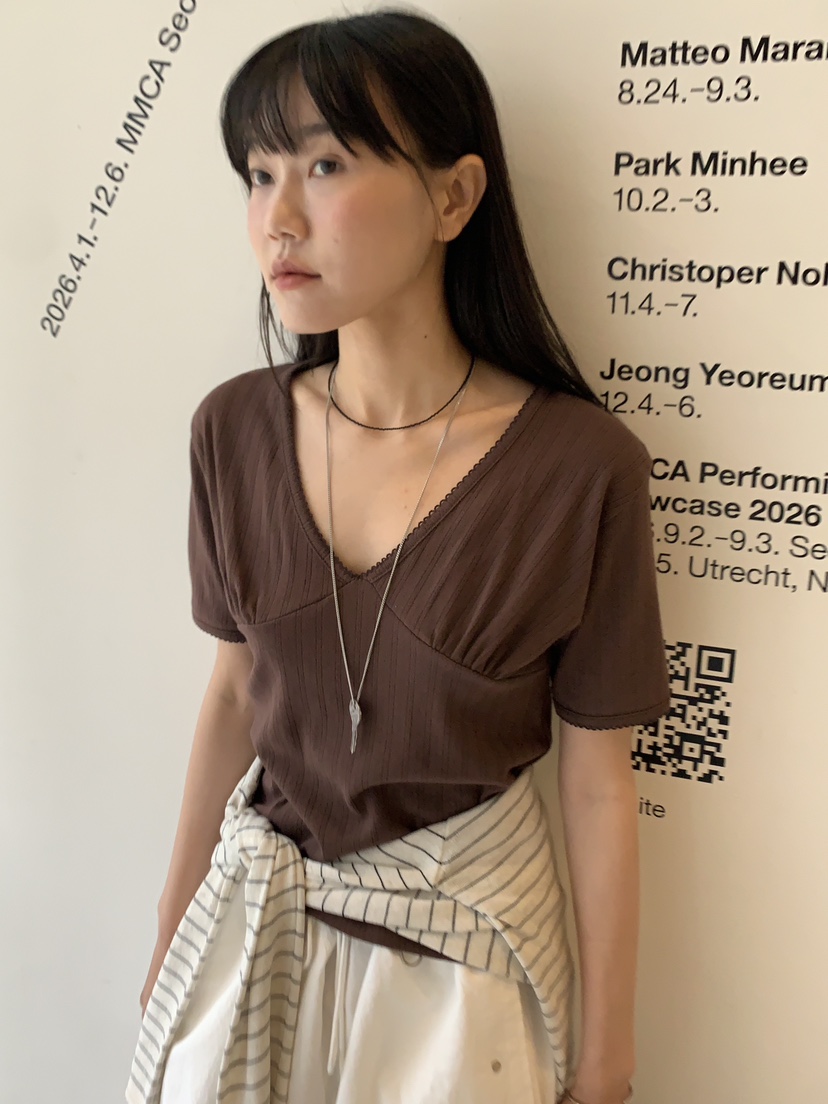 BAKING POWDER韓國直郵女裝新款職業26春夏，26夏季推薦T恤BAKING POWDERT恤